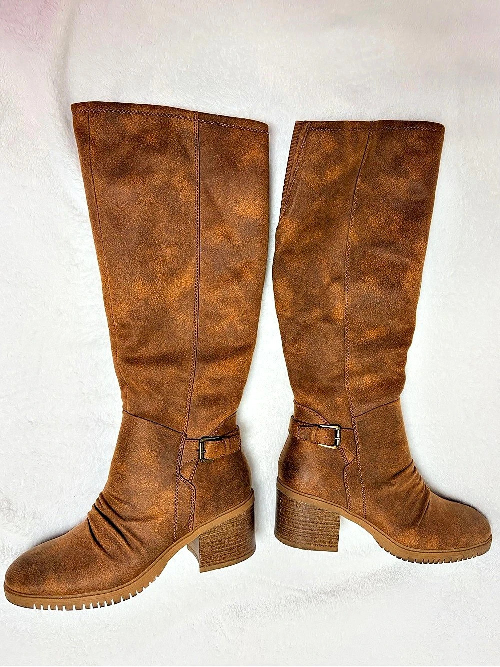 BareTraps Finnamo Brown Heeled Boots US 8.5